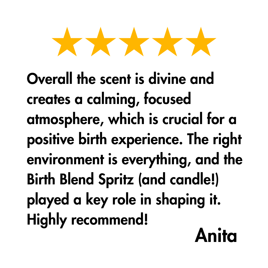 The Birth Blend - Pregnancy Safe Essential Oil for Relaxation and Hypnobirthing