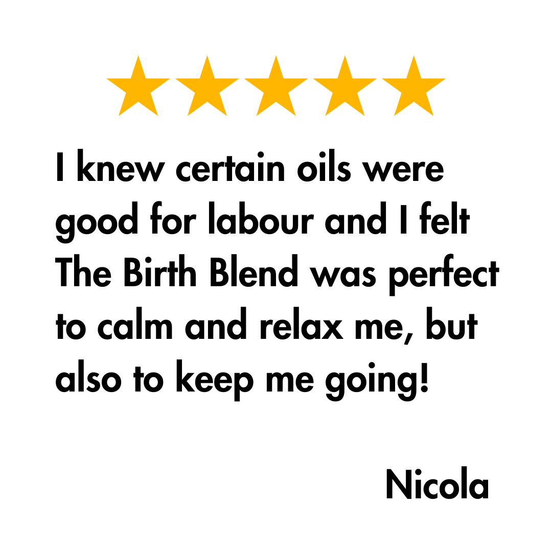 The Birth Blend - Pregnancy Safe Essential Oil for Relaxation and Hypnobirthing