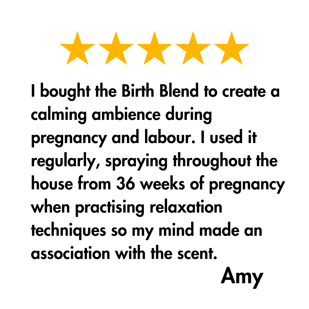 The Birth Blend - Pregnancy Safe Essential Oil for Relaxation and Hypnobirthing