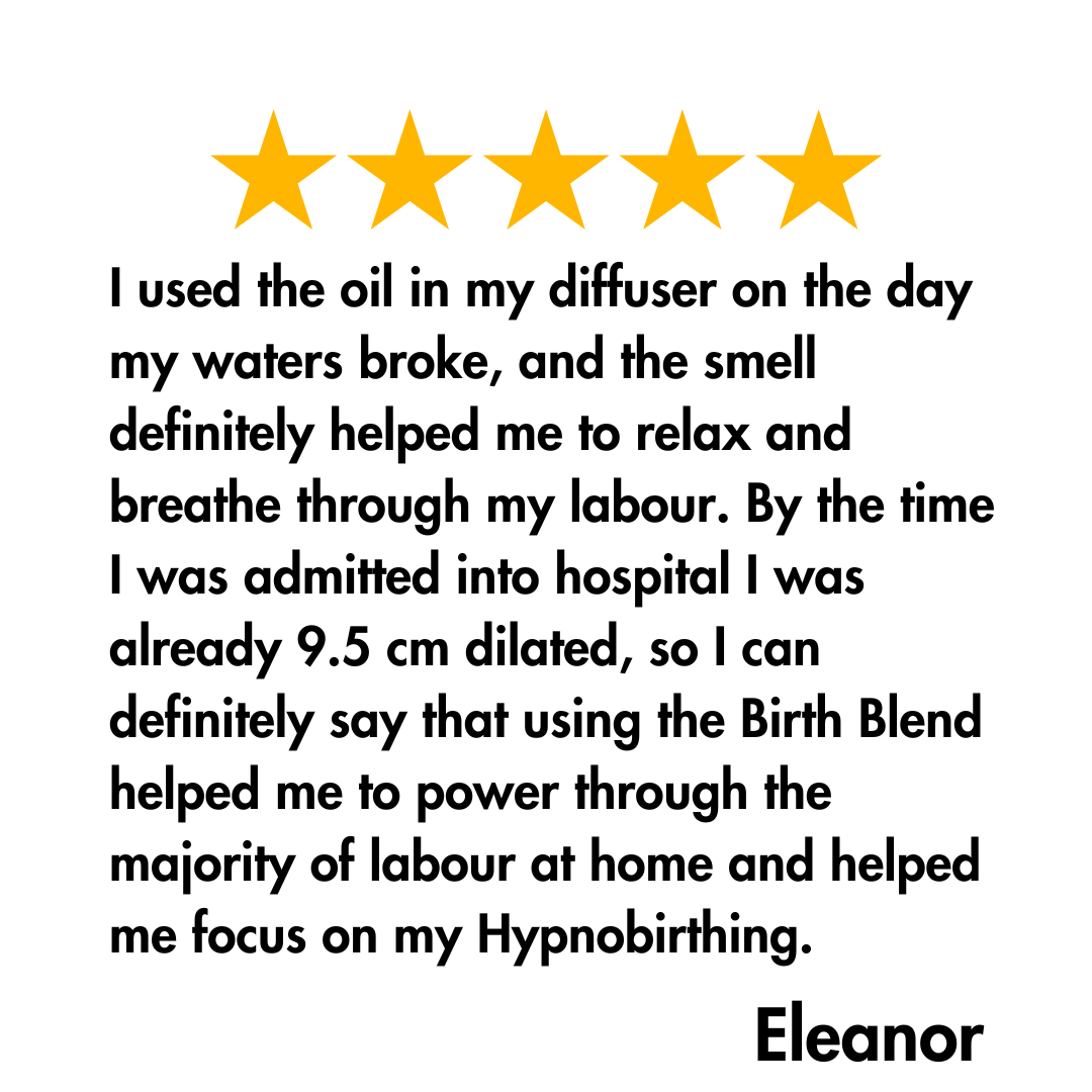 The Birth Blend - Pregnancy Safe Essential Oil for Relaxation and Hypnobirthing