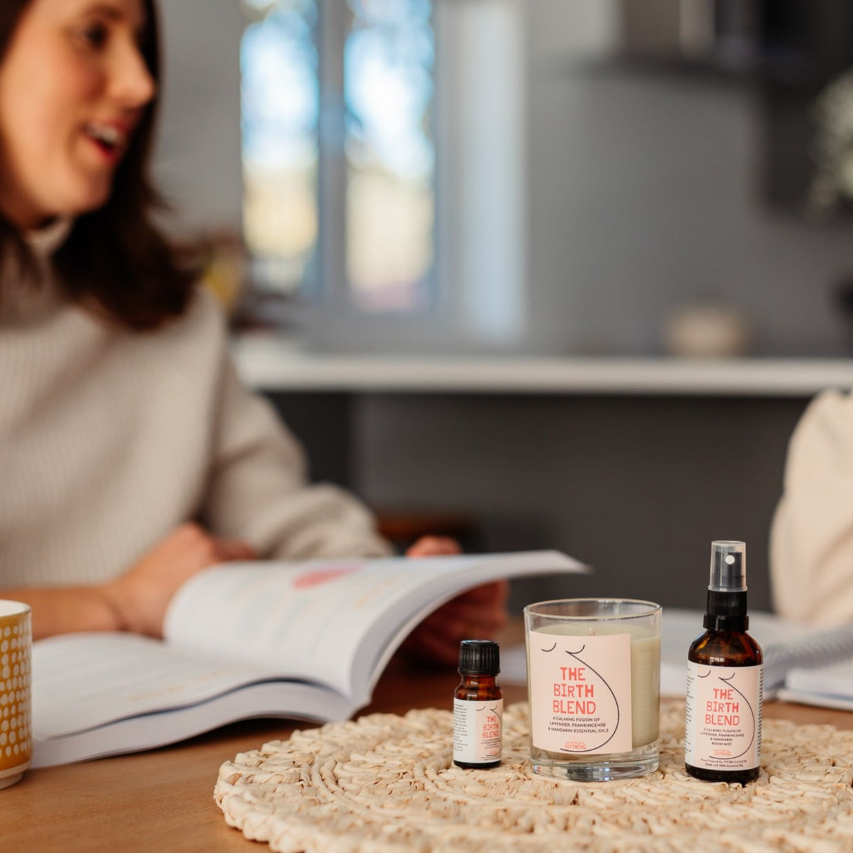 The Birth Blend Spritz - Pregnancy-Safe Pillow/Scarf Spray for Hypnobirthing and Relaxation