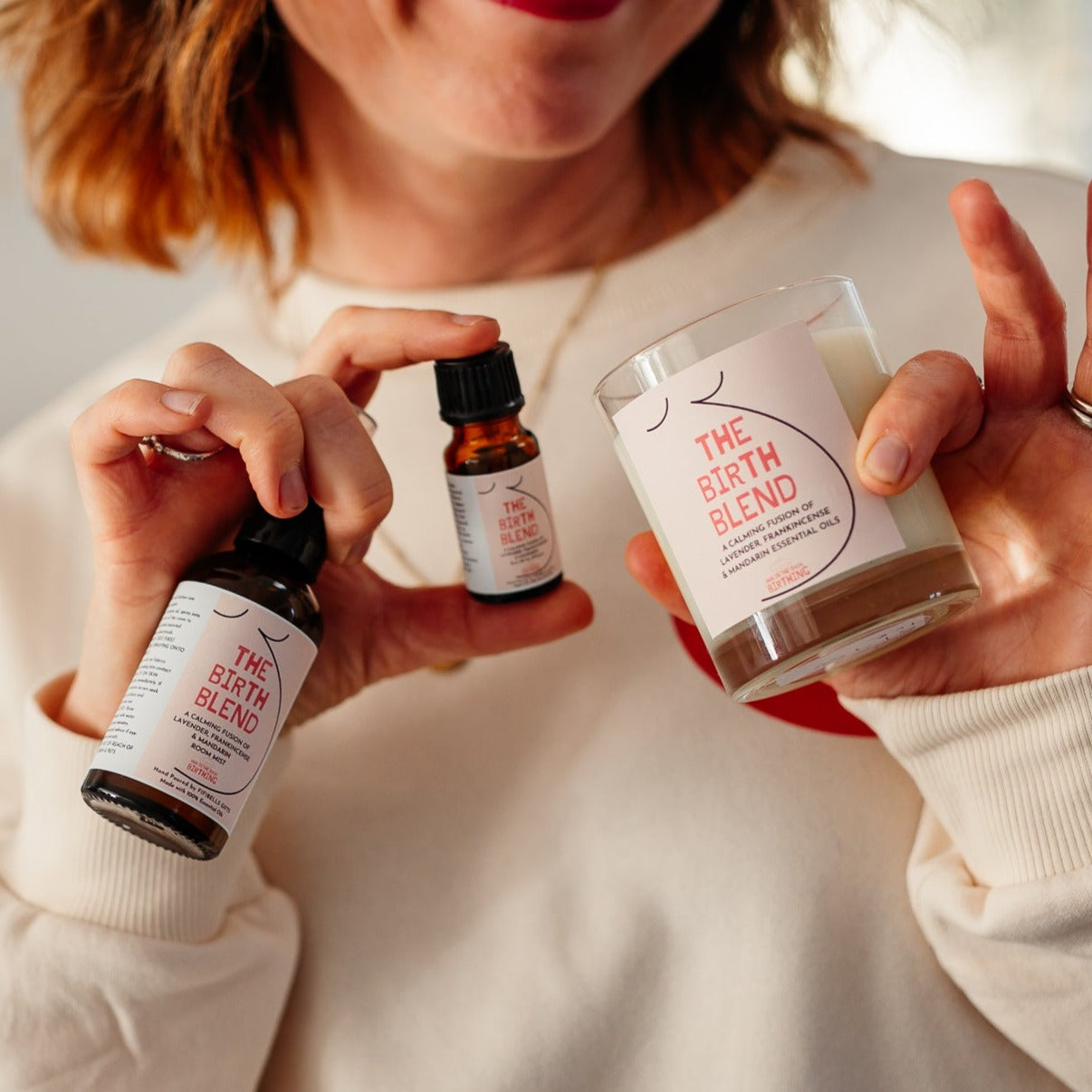 The Birth Blend Spritz - Pregnancy-Safe Pillow/Scarf Spray for Hypnobirthing and Relaxation
