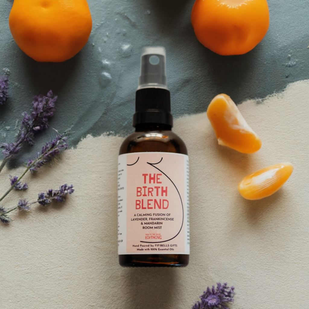 The Birth Blend Spritz - Pregnancy-Safe Pillow/Scarf Spray for Hypnobirthing and Relaxation