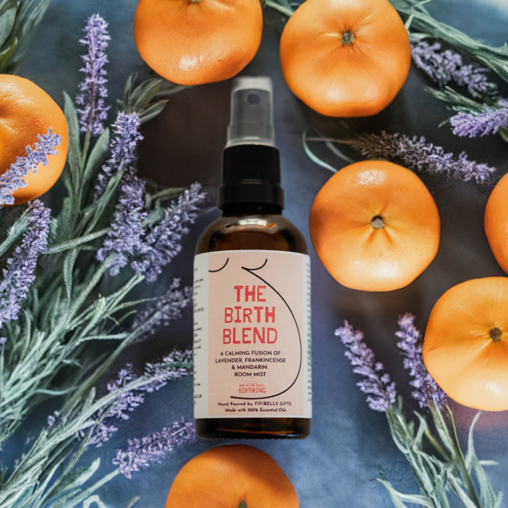 The Birth Blend Spritz - Pregnancy-Safe Pillow/Scarf Spray for Hypnobirthing and Relaxation