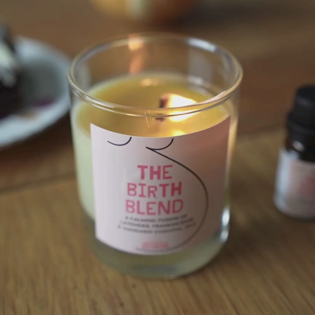 The Birth Blend Candle - Pregnancy Safe Candle for Relaxation and Hypnobirthing